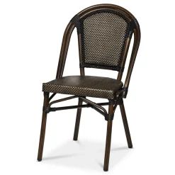 Utestol Paris Textline Svart/Brun