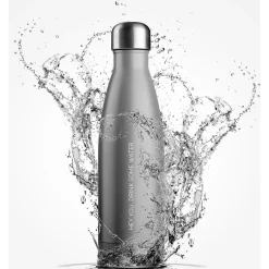 Vattenflaska JobOut Matte Grey 500ml