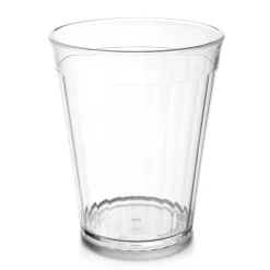 Vattenglas Räfflat BPA-fri Ø65x78mm 15cl