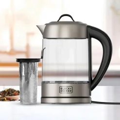 Vattenkokare Black+Decker Glas med Té-Filter 1,7L