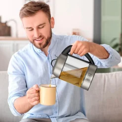 Vattenkokare Black+Decker Glas med Té-Filter 1,7L