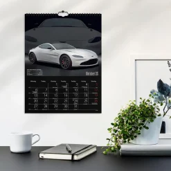 Väggkalender Burde 1723 Bilar 2027