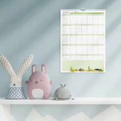 Väggkalender Burde 1760 Familjekalender Mamma Mu 2027 A3