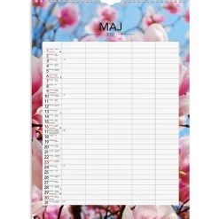 Väggkalender Burde 1744 Familjekalender Modern 2027