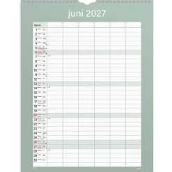 Väggkalender Burde 1759 Familjekalender Praktisk 2027