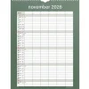 Väggkalender Burde 1859 Familjekalender Praktisk 26-27 390x295mm