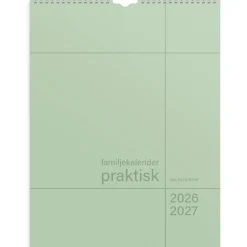 Väggkalender Burde 1859 Familjekalender Praktisk 26-27 390x295mm