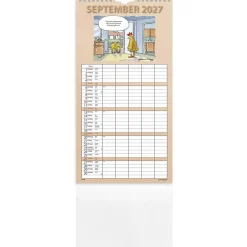 Väggkalender Burde 1758 Familjekalender Rolig 2027