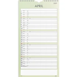 Väggkalender Burde 1792 Familj Tydlig 2027