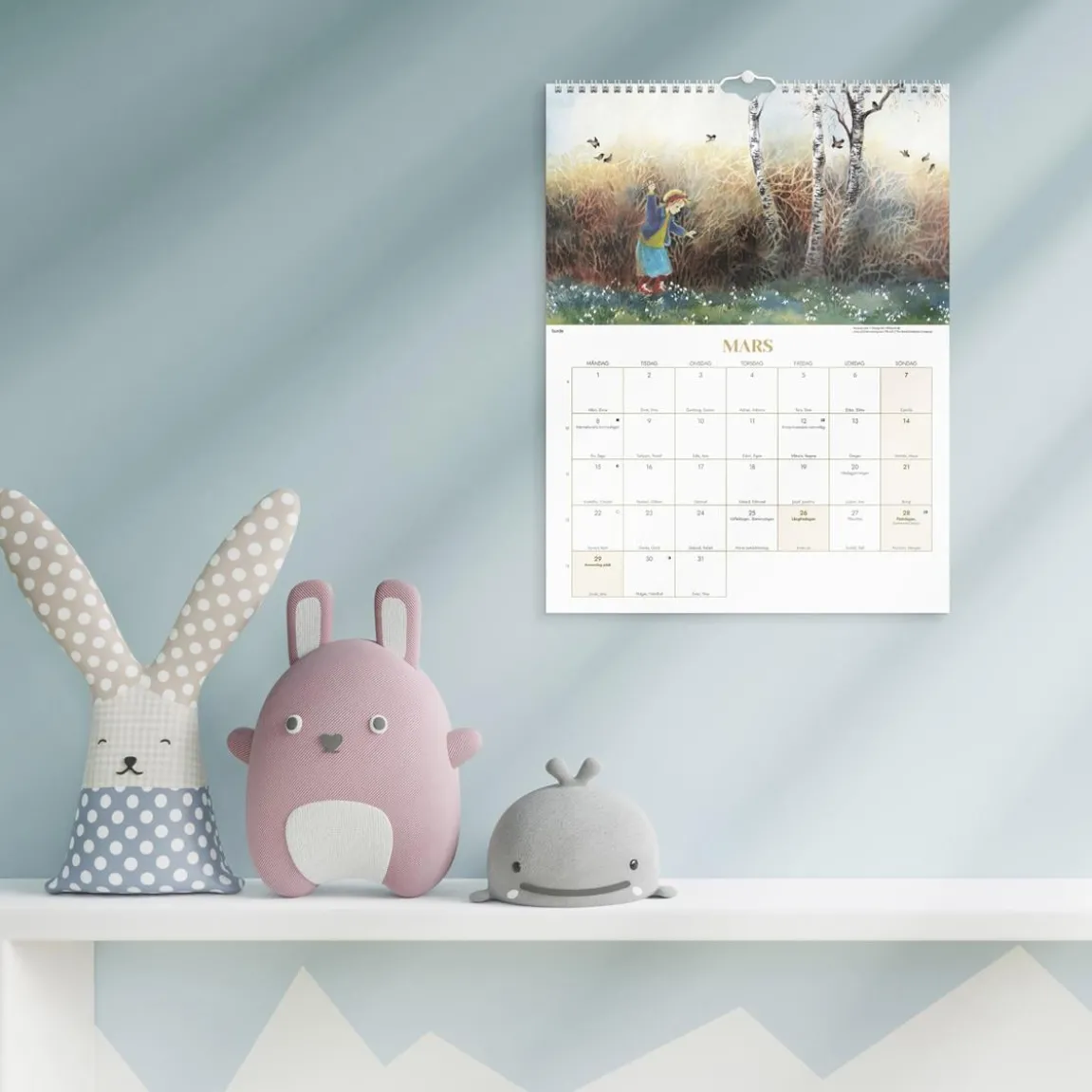 Väggkalender Burde 1782 Ilon Wikland 2027