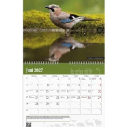 Väggkalender Burde 1738 Jaktkalender 2027