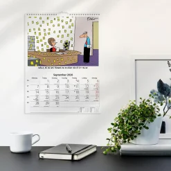 Väggkalender Burde 1707 Kontorshumor 2027