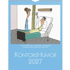Väggkalender Burde 1707 Kontorshumor 2027