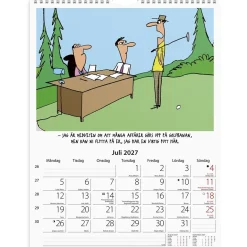 Väggkalender Burde 1707 Kontorshumor 2027