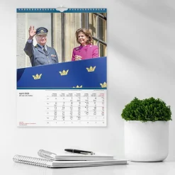 Väggkalender Burde 1797 Kungafamiljen 2027