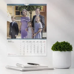 Väggkalender Burde 1797 Kungafamiljen 2027