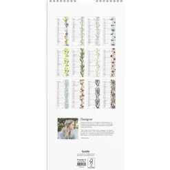 Väggkalender Burde 1779 Lilla Blomsterkalendern 2027