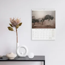 Väggkalender Burde 1761 Savannen 2027