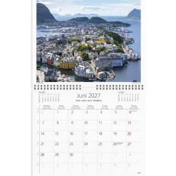 Väggkalender Burde 1727 Scandinavia 2027