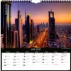 Väggkalender Burde 1795 Skylines 2027