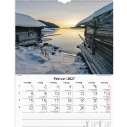 Väggkalender Burde 1778 Svenska kusten 2027