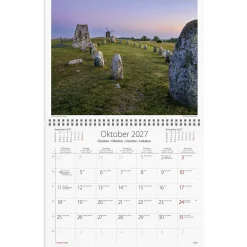 Väggkalender Burde 1730 Sweden med kuvert 2027