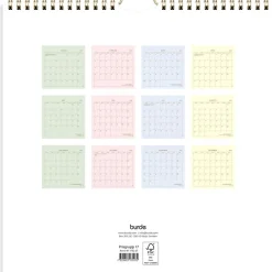 Väggkalender Burde 1752 Väggkalender Color 2027