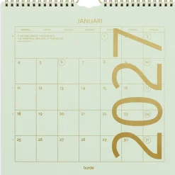 Väggkalender Burde 1752 Väggkalender Color 2027
