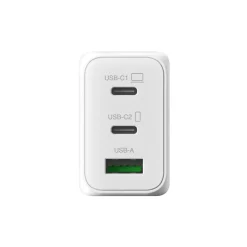 Väggladdare GP GaN PD 65W 2xUSB C/1xUSB A