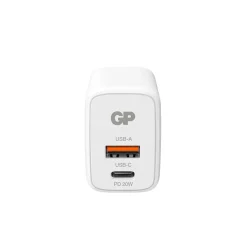 Väggladdare GP WM2B PD 20W USB-A + USB-C
