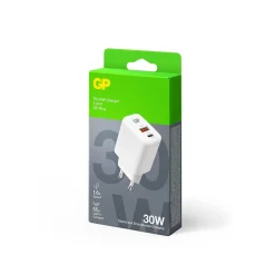 Väggladdare GP WM2E PD 30W 2xUSB C/1xUSB A