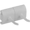 Väggupphängning Vikan Dubbelkrok Vit 82mm