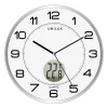Väggur Unilux Tempus Ø305mm Silver