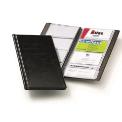 Visitkortsbok Durable 96 kort Svart 253x115mm