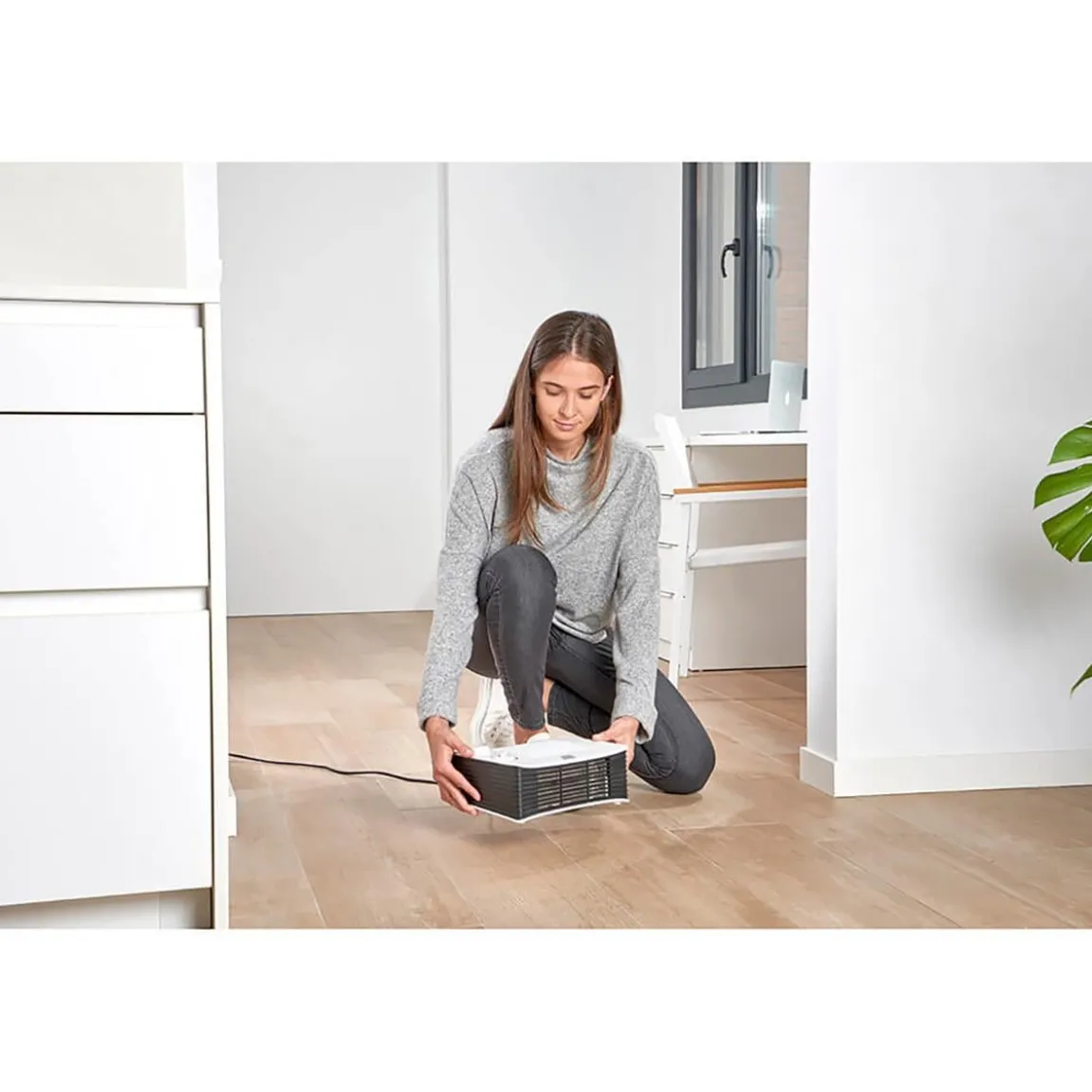 Värmefläkt Black+Decker 2000W Platt Vit