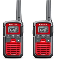 Walkie Talkie Midland XT10 Pro Svart/Röd