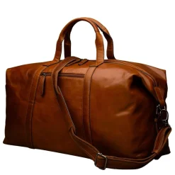 Weekendbag Pisa Skinn Cognac