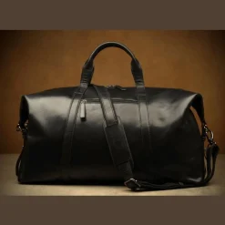Weekendbag Pisa Skinn Svart