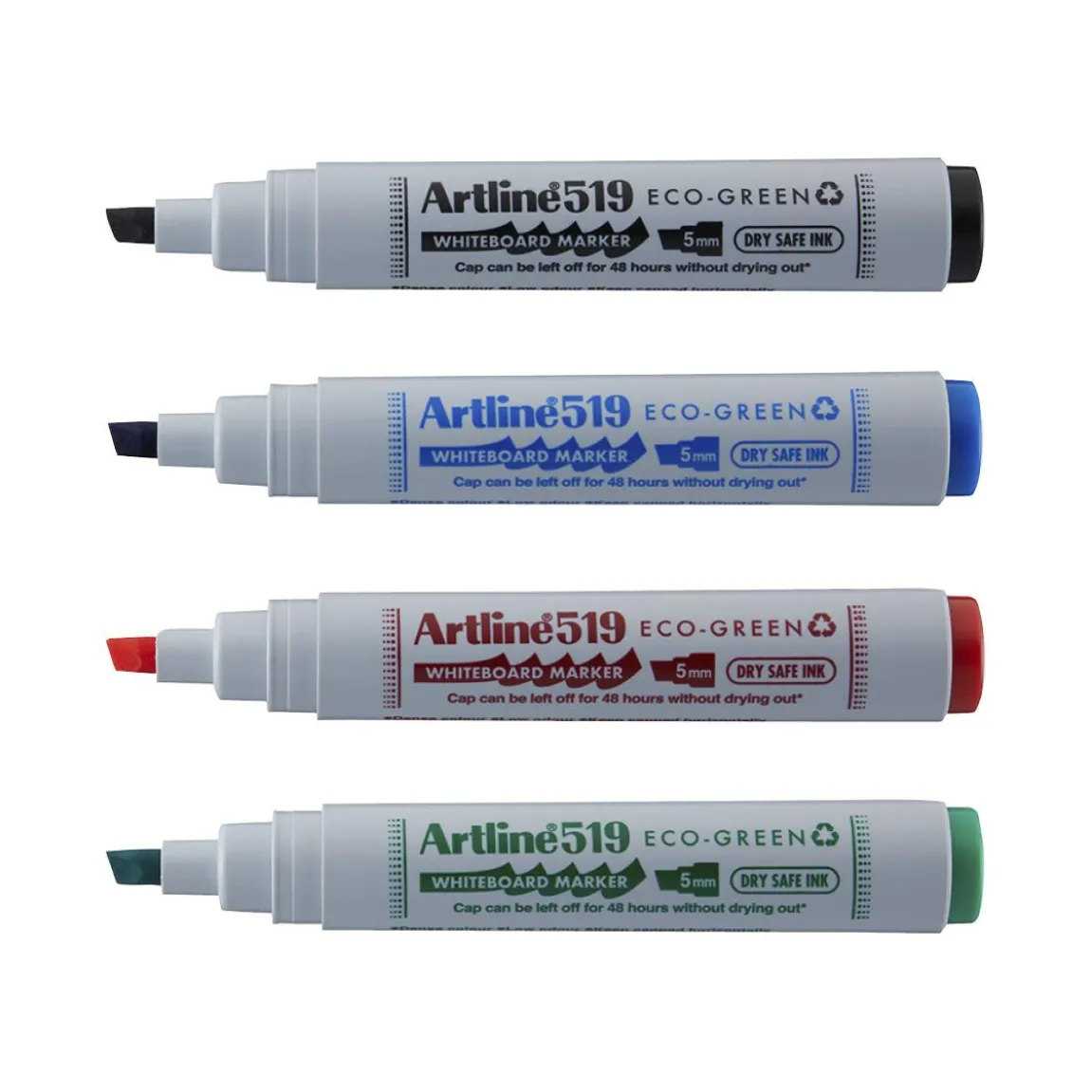 Whiteboardpenna Artline 519 ECO-GREEN Snedskuren Svart