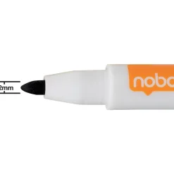 Whiteboardpenna Nobo Mini Fin Spets Magnet & Sudd Svart