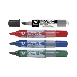 Whiteboardpenna Pilot V-Board Snedskuren Svart 2,2-5,2mm