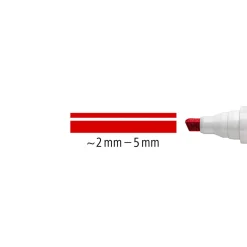 Whiteboardpenna Staedtler Lumocolor 351B Skuren Röd 2-5mm