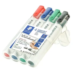 Whiteboardpenna Staedtler Lumocolor 4-färger 2mm