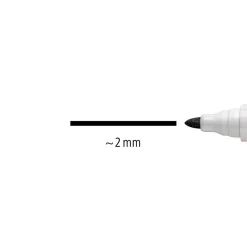 Whiteboardpenna Staedtler Lumocolor Rund Svart 2mm