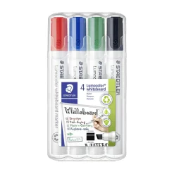 Whiteboardpenna Staedtler Lumocolor Skuren 4-färger 2-5mm