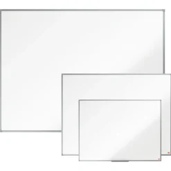 Whiteboardtavla inkl pennhylla Glasemaljerad 600x450mm