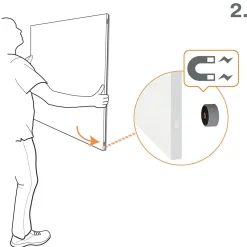 Whiteboardtavla Nobo Infinity 900x600mm