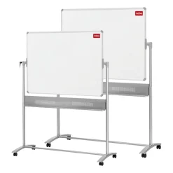 Whiteboardtavla Nobo Pivot Emalj På Hjul 1200x900mm