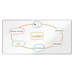 Whiteboardtavla Nobo Premium Plus Emalj 2400x1200mm