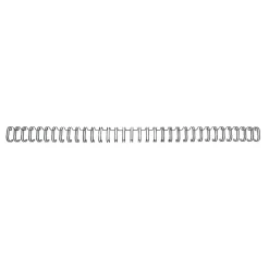 Wirespiral GBC 3:1 NO4 6mm Svart A4